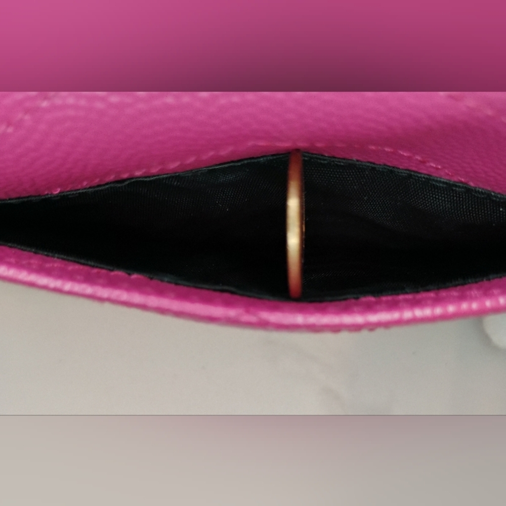 YSL Compact Wallet - Pink Yves Saint Laurent Leather w/GHW - Picture 9 of 15